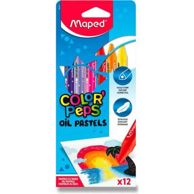 Maped Olejové pastely ColorPeps Oil Pastels 12 barev