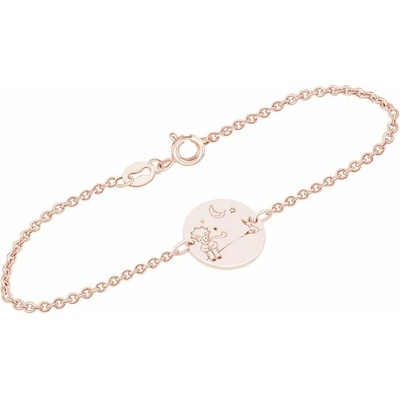 Eppi Zlatý náramek Malý princ s liškou a gravírem BR45600