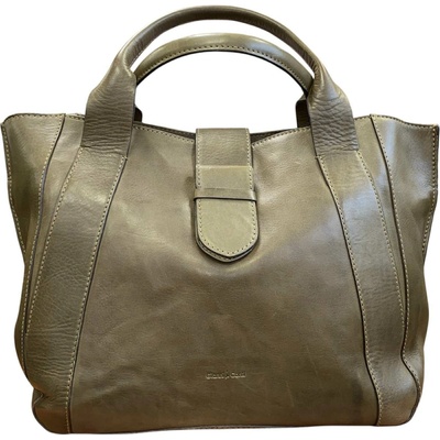 Gianni Conti dámská kabelka kožená khaki 4704671 green