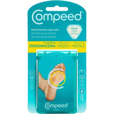 Compeed náplast na mozoly střední 6 ks – Zboží Dáma