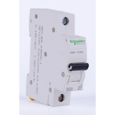 Schneider Electric 1P B20A K60N 6kA A9K01120
