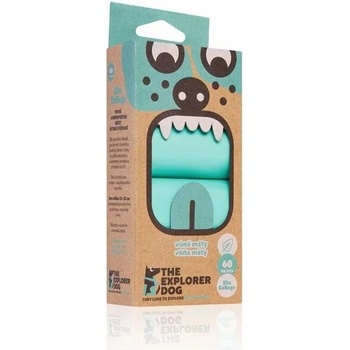 Explorer dog Vrecká na psie exkrementy s vôňou mäty 60 ks