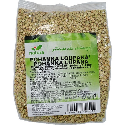 Natural Jihlava Pohánka pohánka lúpaná tmavá 500 g