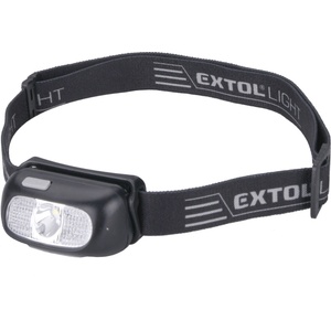Extol Led челник, 5 w, cree xpg, 130 лумена; обхват 40 м, презареждаща се батерия, 6 функции, устойчив на падане: ipx5