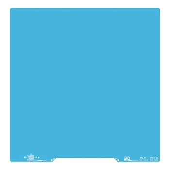 BIQU Build Plate CryoGrip Pro Frostbite - Blue - 356 x 356 mm (1060000763)