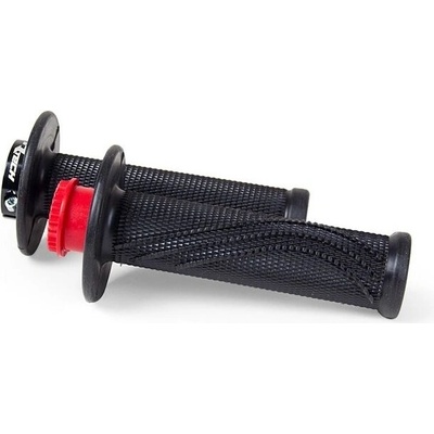 Gripy lock-on R20 Wave, RTECH (černé, 1 pár)