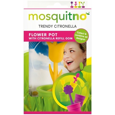 MosquitNo Dekoratívny kvetináč uvoľňujúce citronelovú vôňu