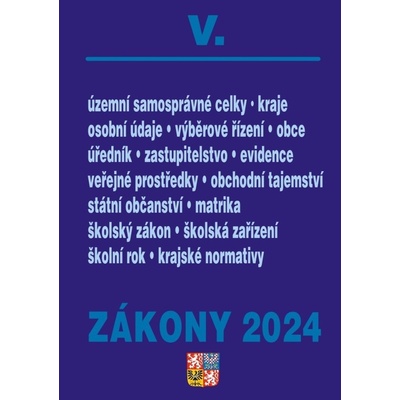 Zákony V 2024 – Veřejná správa, Školství