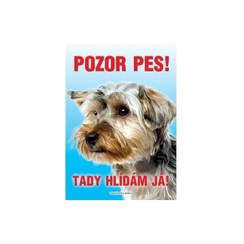 Grel nálepka pozor pes yorkšír