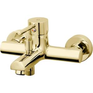 FDesign Едноръкохватков смесител за вана/душ FDesign Flusso, златист гланц (FD1-FLS-1-55)