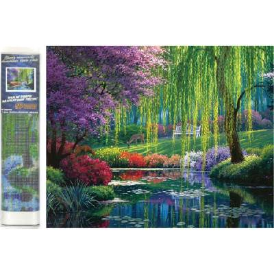 Norimpex - Puzzle Diamant painting: Summer in the park 30x40cm - 1 - 39 piese