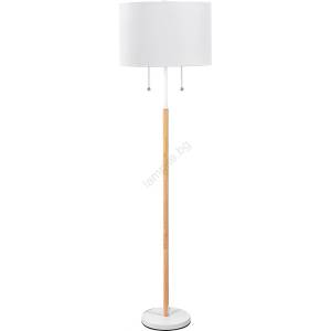 Light Prestige Подова лампа FOGO 2xE27/15W/230V бяла/бежова (LP0053)