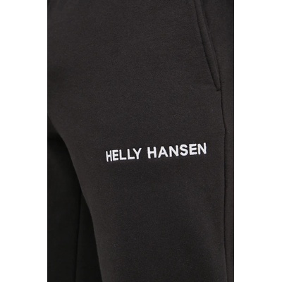 Спортен панталон Helly Hansen Cotton Fleece в черно с изчистен дизайн 54163 (54163)