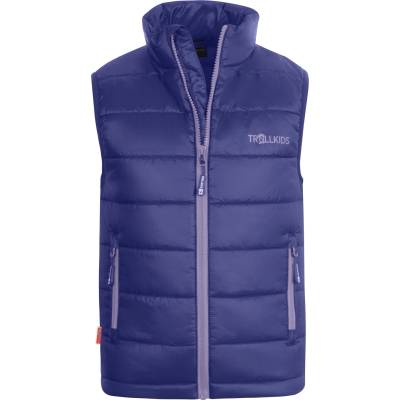 TROLLKIDS Детски синтетичен елек Trollkids Kids Trondheim Vest Synthetic vest - Dark Purple / Lavender - размер 176 (EU) (703-2400-0620)