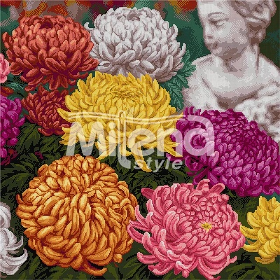 Milena Style Хризантеми конци Ariadna