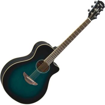 Yamaha APX600 Oriental Blue Burst Електро-акустична китара Джъмбо