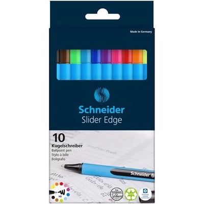 Schneider Комплект химикалки, 0, 7 мм, капачка, SCHNEIDER "Slider Edge XB", смесени цветове 152290 (152290)