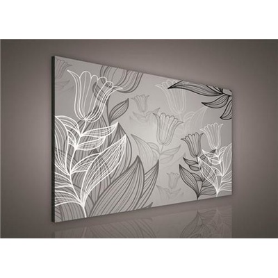 Obraz na stenu listy s tulipánmi 139O1, 100 x 75 cm, IMPOL TRADE