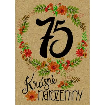 Baloušek BeBechy - přání 75, A6, kraftový papír