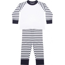 Larkwood Detské pyžamo LW Navy Stripe