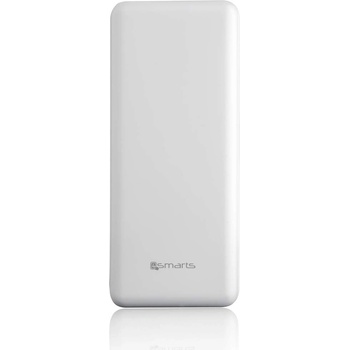 4smarts Power Bank VoltHub Go 20000 mAh - външна батерия с 2 USB изхода (бял)
