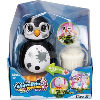 Silverlit Силверлит: Мини интерактивен пингвин - черен (88642)