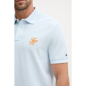 Tommy Hilfiger тениска с яка мъжка от памук SUMMER (MW0MW43046) - answear - 109,51 лв