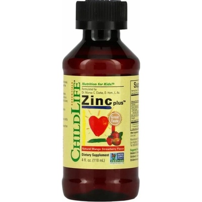 ChildLife Liquid Zinc Plus Mango a jahoda 118 ml