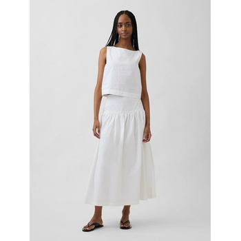 GAP Поплинова макси пола GAP GAP | Byal | ЖЕНИ | XXS