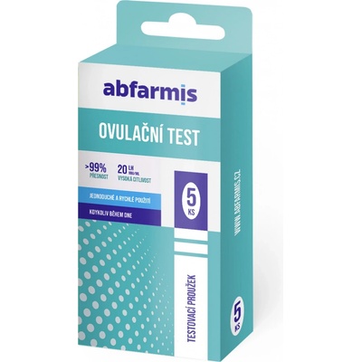 Abfarmis Ovulační test 20mIU/ml 5 ks