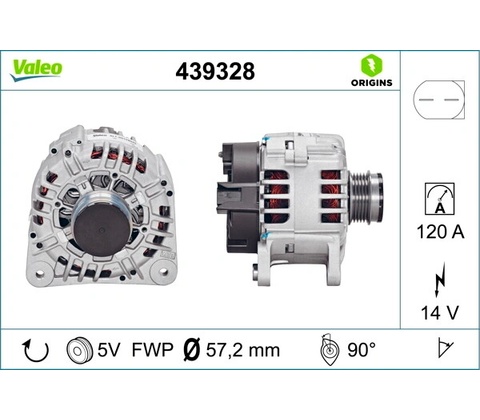 Alternátor VALEO 439328