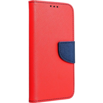 Púzdro Fancy Book Xiaomi Redmi Note 12 5G červené / tmavomodré