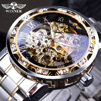 Winner Часовник Winner BE-14440 - Сребрист / Златен / Черен KP14440 (BE-14440)