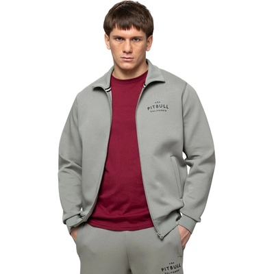 Pitbull West Coast mikina na zips bez kapucne Sampson grey harbour