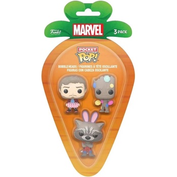 Funko 3 Pack Carrot Pocket Pop Guardians Of The Galaxy Pdq