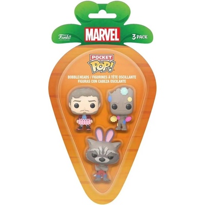 Funko 3 Pack Carrot Pocket Pop Guardians Of The Galaxy Pdq