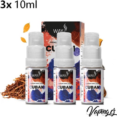 Way to Vape Cuban 3 x 10 ml 0 mg
