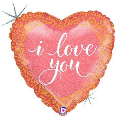 Grabo Nafukovací balónek srdce i love you 46cm