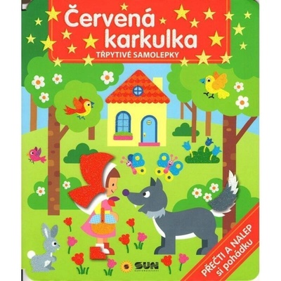 Přečti a nalep pohádku Červená karkulka