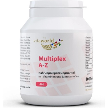 Vita World Мултиплекс Витамини и Минерали А-Я 100 таблетки | Vita World (01467846 VW)