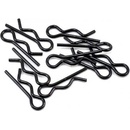 SWORKz ocelové sponky karoserie 1/10 černé 10 ks