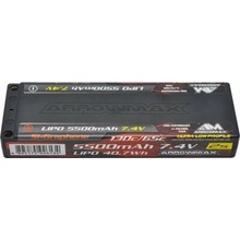 Arrowmax AM Lipo 5500 mAh 2S TC Ultra Low Profile 7.4 V 65C Continuous 130C Burst 5mm Si-Graphene AM-700716