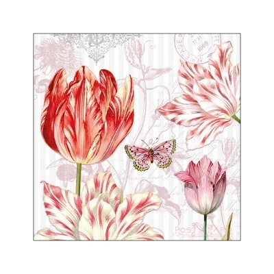Amabiente Салфетки Ambiente Tulips postcards, 20 броя (13315860)