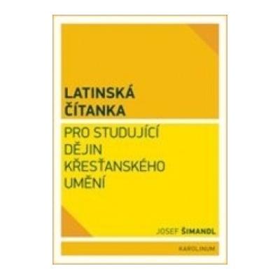 Latinská čítanka pro studující dějin křesťanského umění