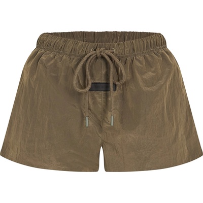 Fear of god essentials Поларени къси панталони FEAR OF GOD ESSENTIALS Women's Running Fleece Jogger Shorts - Ink