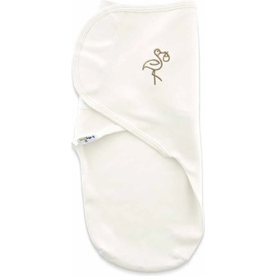 BabyJem Памучна пелена за повиване BabyJem - Ecru, 74 x 48 cm (430)