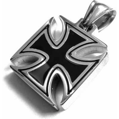 Steel Jewelry Přívěsek maltézský kříž z chirurgické oceli PR160305 – Sleviste.cz