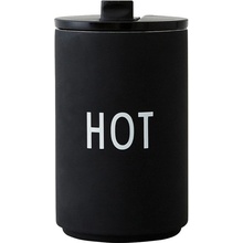 DESIGN LETTERS Termohrnček HOT Black 350 ml