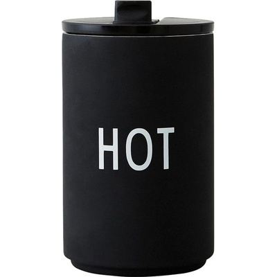 DESIGN LETTERS Termohrnček HOT Black 350 ml