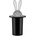 Alessi Поставка за клечки за зъби MAGIC BUNNY, черна, Alessi (ALASG16B)